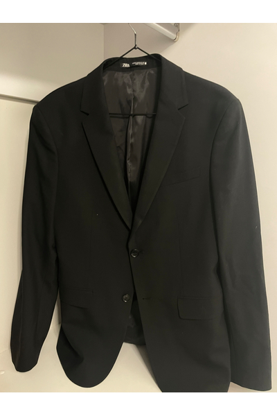 Классический черный пиджак Zara