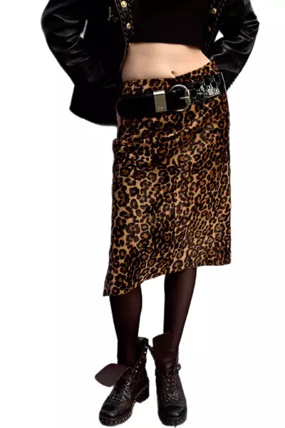 Ralph Lauren юбка с анималистическим принтом