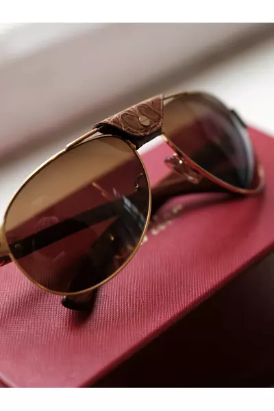 Cartier Santos Dumont Edition очки солнцезащитные