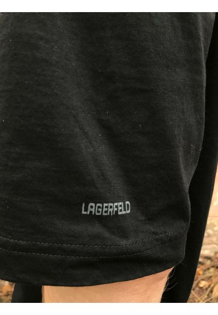 Идеальная черная футболка Lagerfeld