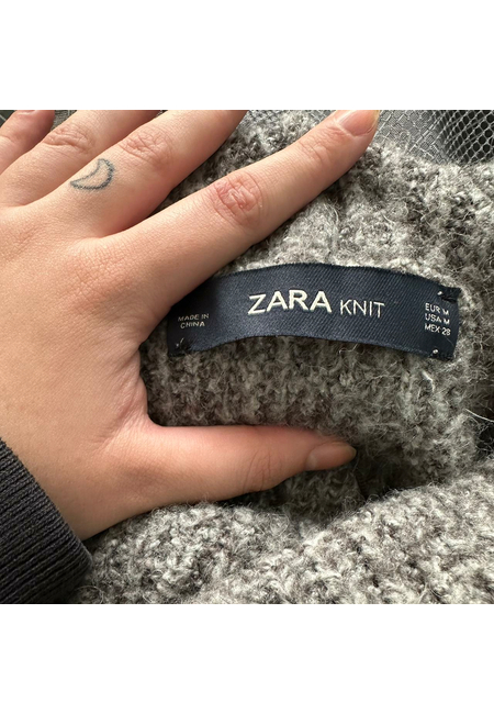 Серый женский джемпер Zara