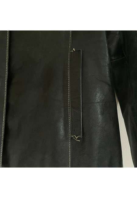 Женская черная куртка Massimo Dutti