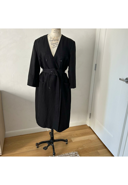 Женское черное пальто Arket