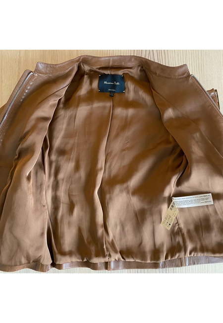 Женская светло-коричневая куртка Massimo Dutti