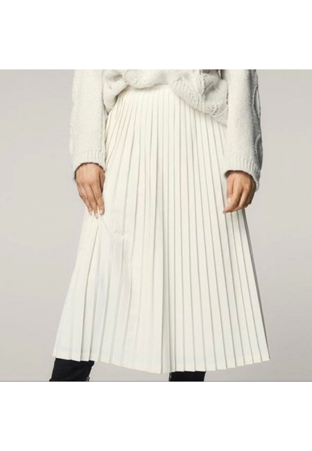 Женская кремово-белая юбка Massimo Dutti